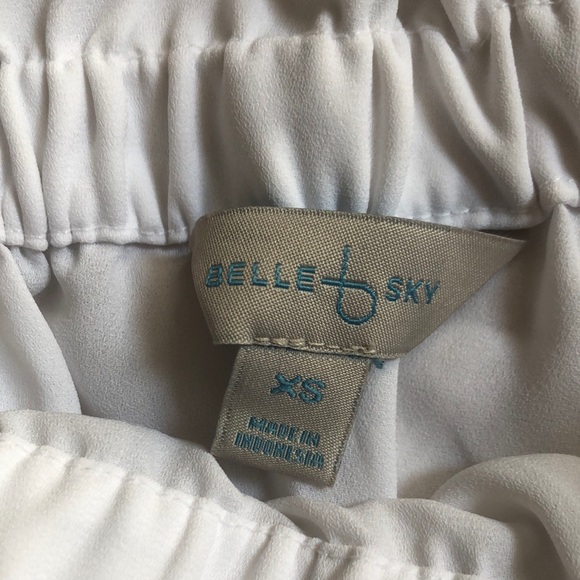 Belle Sky White One-Shoulder Top - Picture 2 of 6